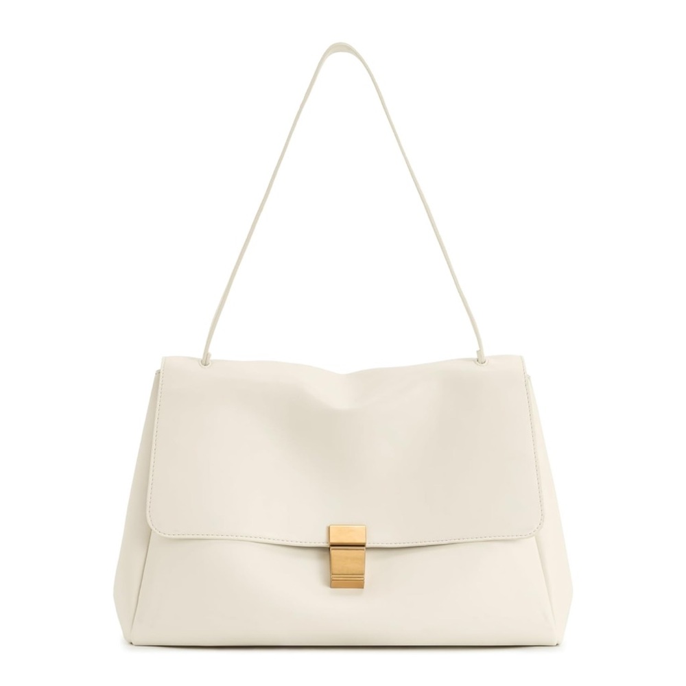 JW PEI Cream Shoulder Bag